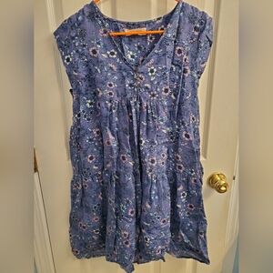 Lucky Brand Blue Floral Kids Dress